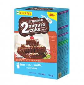 Weikfield Eggless 2 Minute Cake Mix Chocolate Flavour  Box  100 grams